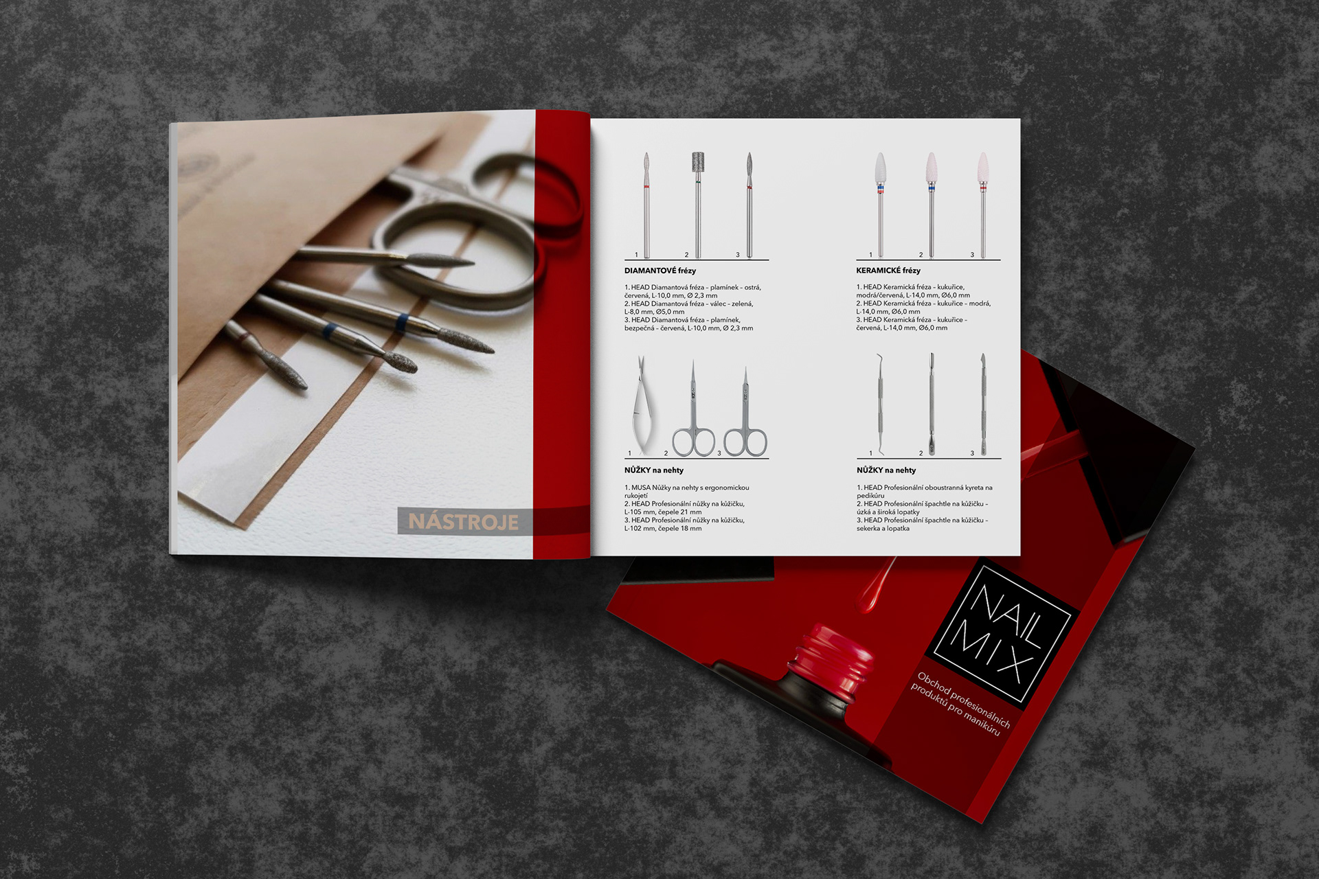 Grafický design Nail Mix Catalogue
